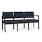 Lesro 3 Seat Tandem Seating W/ No Center Arms, 65 in W 26 in L 31.5 in H, Lenox Series LW3101 - alternate 1